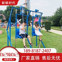 Popular science intelligent props interactive science and technology exhibition pull their own children to go all out mechanical pulley block