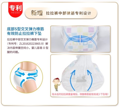 Quần yếm kéo Yi Ying L code 104 chiếc tã trẻ em mùa hè siêu mỏng đồ lót lớn M XL XL XX tùy chọn - Tã / quần Lala / tã giấy tã quần huggies size l