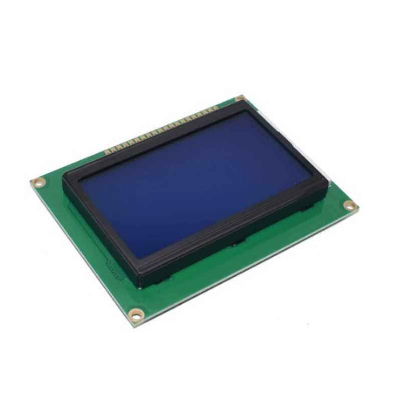 Синий экран/желто-зелёный экран 1602A/2004A/12864B LCD экран 5V ЖК-подсветка I2C/I2C
