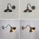 American-Style Loft Retro Industrial Wall Lamp, Nostalgic Dining Room Balcony Corridor Foyer Outdoor Wrought Iron Wall Light Fixture