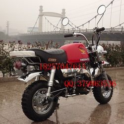 Gorilla Monkey Motorcycle Zongshen 110CC ດັດແປງເຄື່ອງດູດຊ໊ອກໃນຕົວທີ່ມີ pedal ຫລັງລົດ off-road.