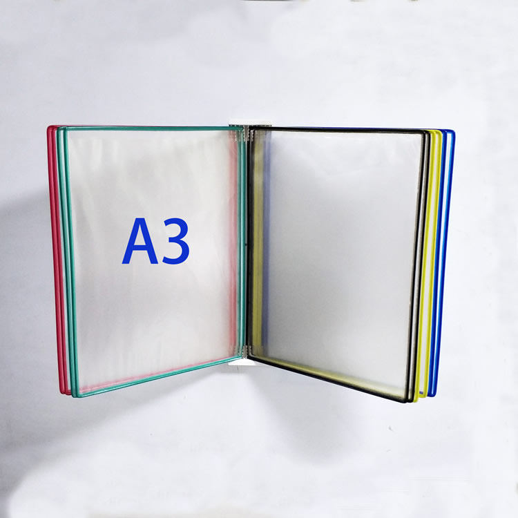 A3 NAIL WALL FOLDER FILE RACK WALL-MOUNTED SHOW SHELF WALL-MOUNTED WALL PANEL WALL Wall Panel Wall Display Clip-Taobao