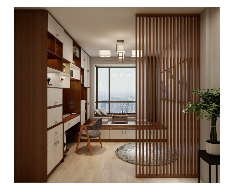 Mới phong cách Trung Quốc màn hình gỗ rắn phòng khách phòng ngủ phòng ăn phân vùng log tùy chỉnh hiện đại tối giản hiên hàng rào khách sạn - Màn hình / Cửa sổ bình phong đẹp