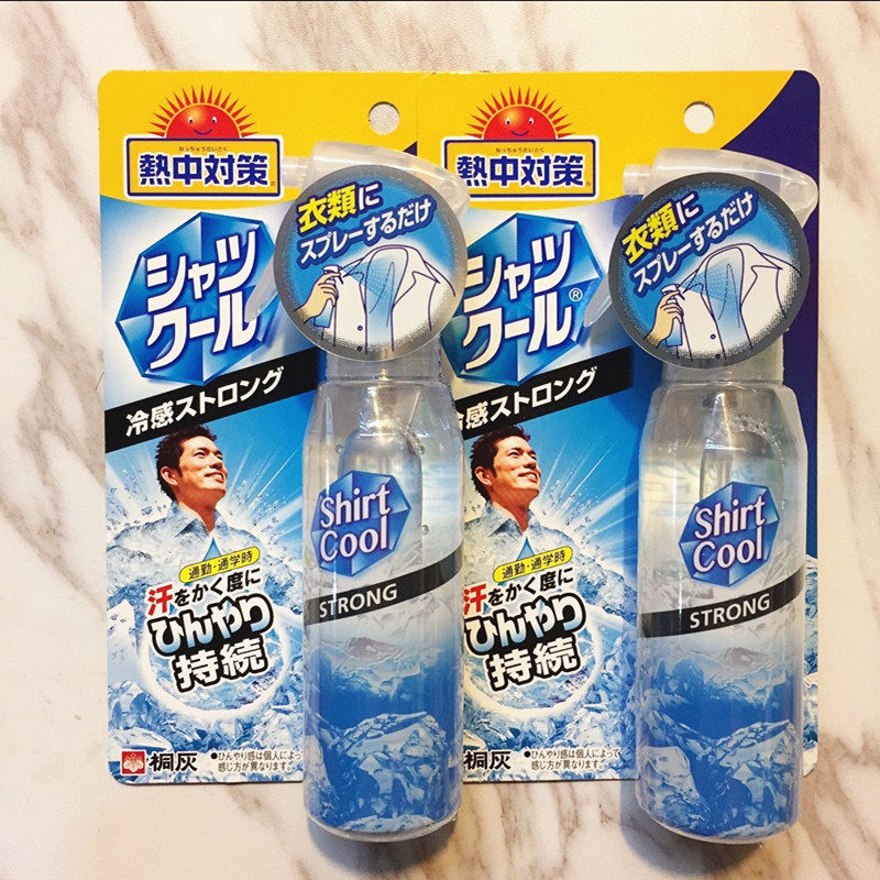 Japan homegrown small forest pharmacy ice dresses spray summer fast cooling ice cold 100ml
