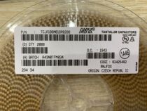 Tantalum capacitive yellow 106C 1206 3216 16V 10uf AVX A type 106C yellow