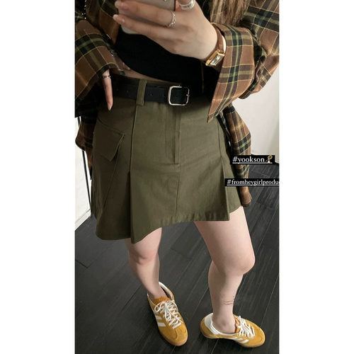 Ретро летняя юбка, в американском стиле, А-силуэт