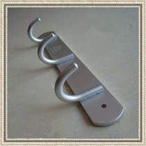 Peck Wood Space Aluminum Clothes Hook Towel Hook hook Bathroom Hardware Pendant Door Rear Hook Solid Thickened Wall-mounted Hook