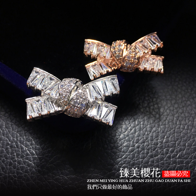 Broche femme en Zircon diamant - Ref 1170375 Image 8