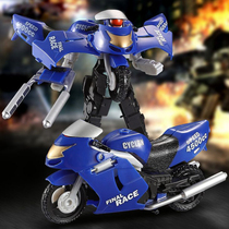 Deformed Toy Diamond Children Robot Boys Cars Puzzle 100 Changing Boys 3-Year-Old Bus Motorcycle