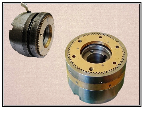 Tooth-embedded electromagnetic clutch large torque wiring type with bearing tooth type DLY3DXY324V
