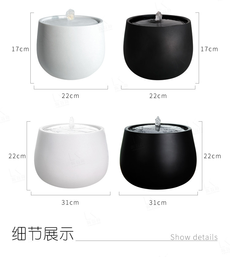 Фонтан New Stone Shangshi Art белый с водяной мельницей