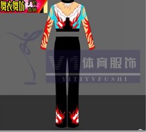 Student professional mass aerobics aerobics competition clothing performance dance clothing student art examination gymnastics clothing