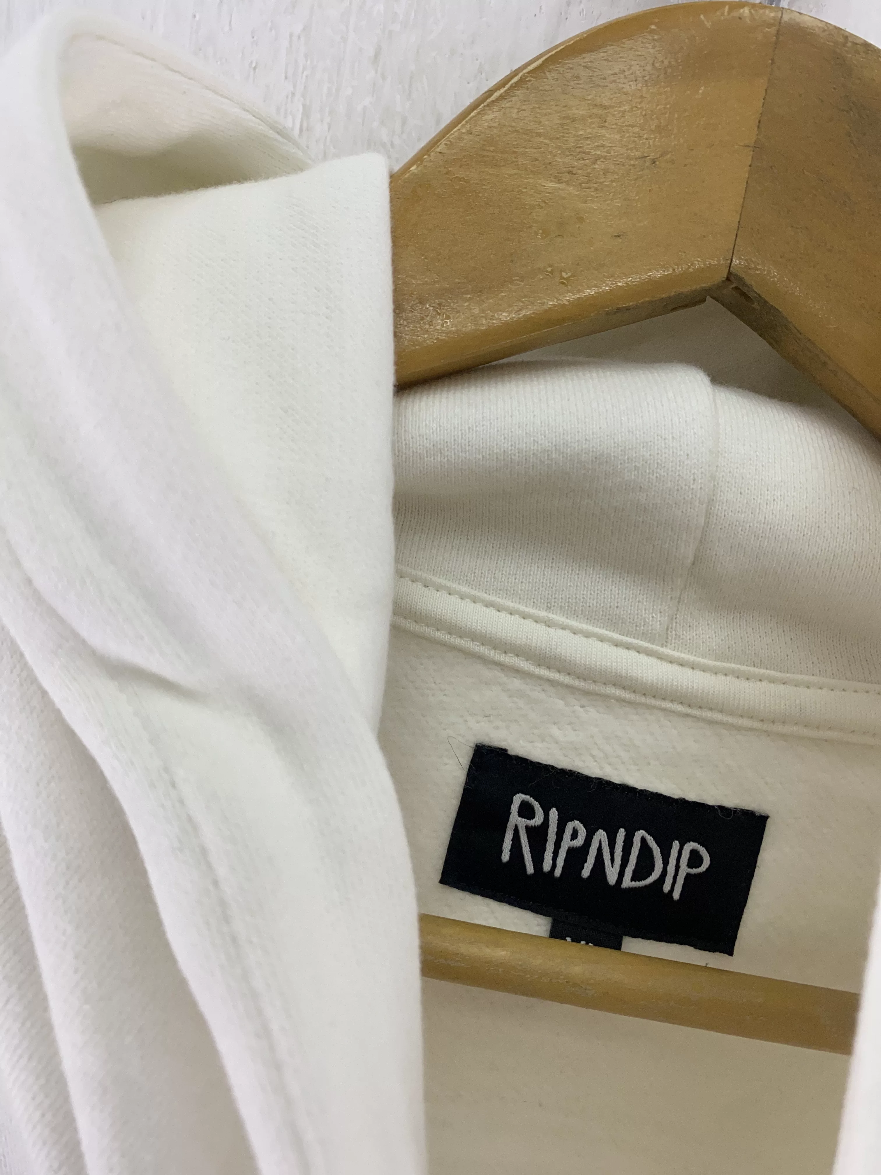 Худи сумка с капюшоном белого цвета свободного кроя с щитом alien flash diamond от ripndip размера XL