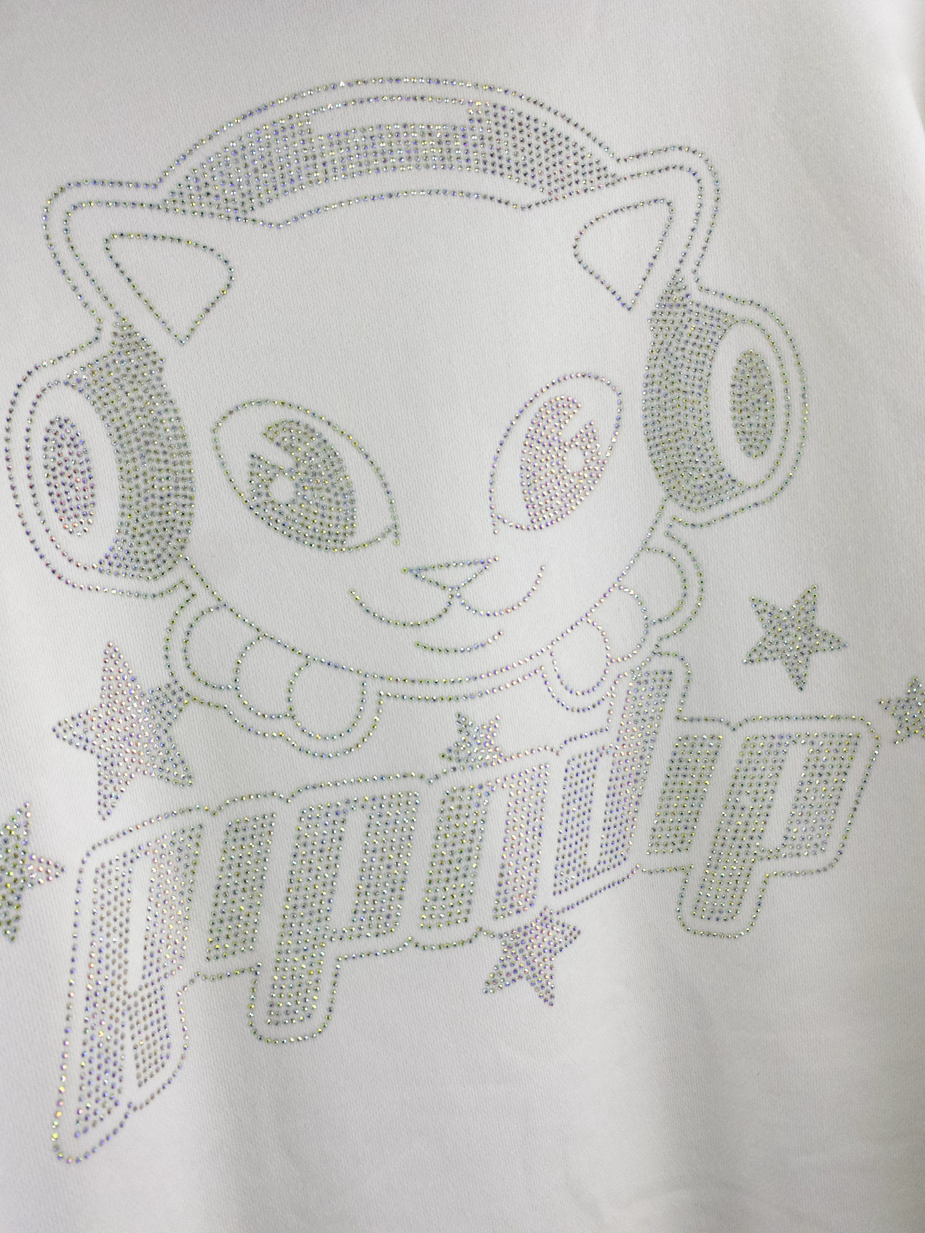 Худи сумка с капюшоном белого цвета свободного кроя с щитом alien flash diamond от ripndip размера XL