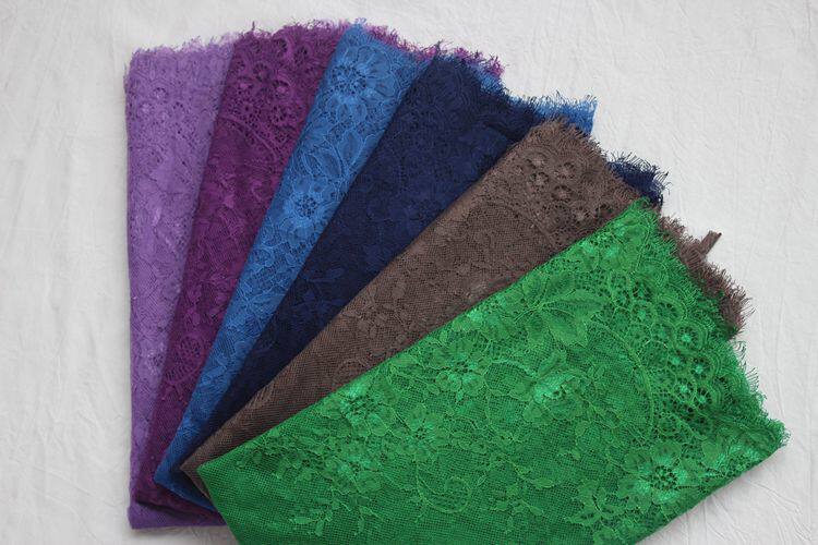 Description Picture 4 of item31 colors optional Promotional ultra-low price Export mesh yarn eyelash lace Handmade diy dress wedding accessories