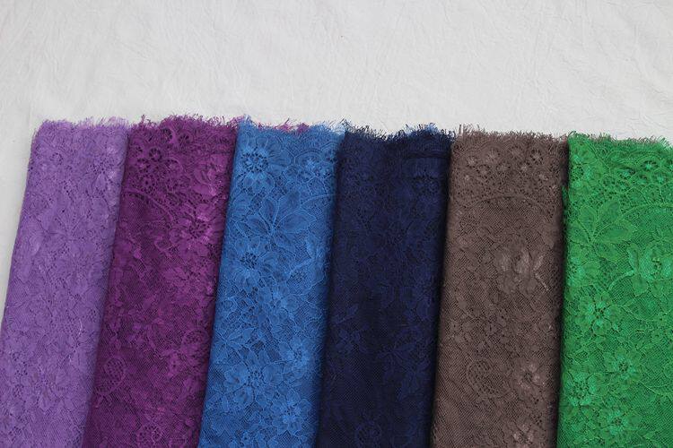 Description Picture 5 of item31 colors optional Promotional ultra-low price Export mesh yarn eyelash lace Handmade diy dress wedding accessories