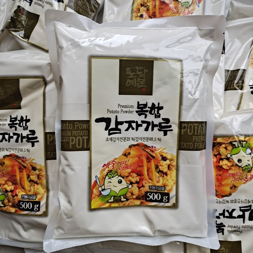 Imported from South Korea Shanghao pure potato powder 500g thickened and thickened raw starch, fried rice and potato cakes 2 bags