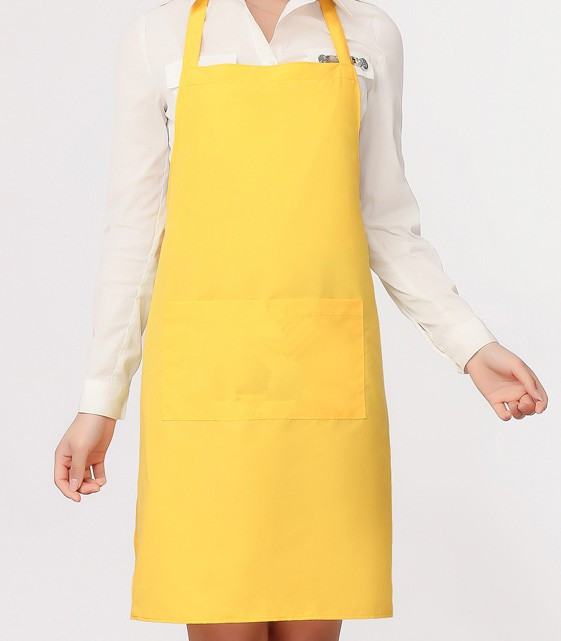  Apron Waterproof Kitchen protective clothing Anti-oil stain Adult hood Men and women Anti-wear fashion Work clothes