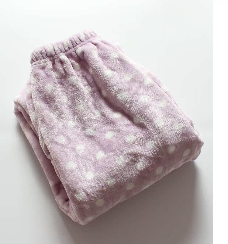 Mùa đông flannel đồ ngủ nam và nữ mùa thu dày cỡ lớn san hô nhung nước nhung lỏng ấm nhà quần quần ngủ nam