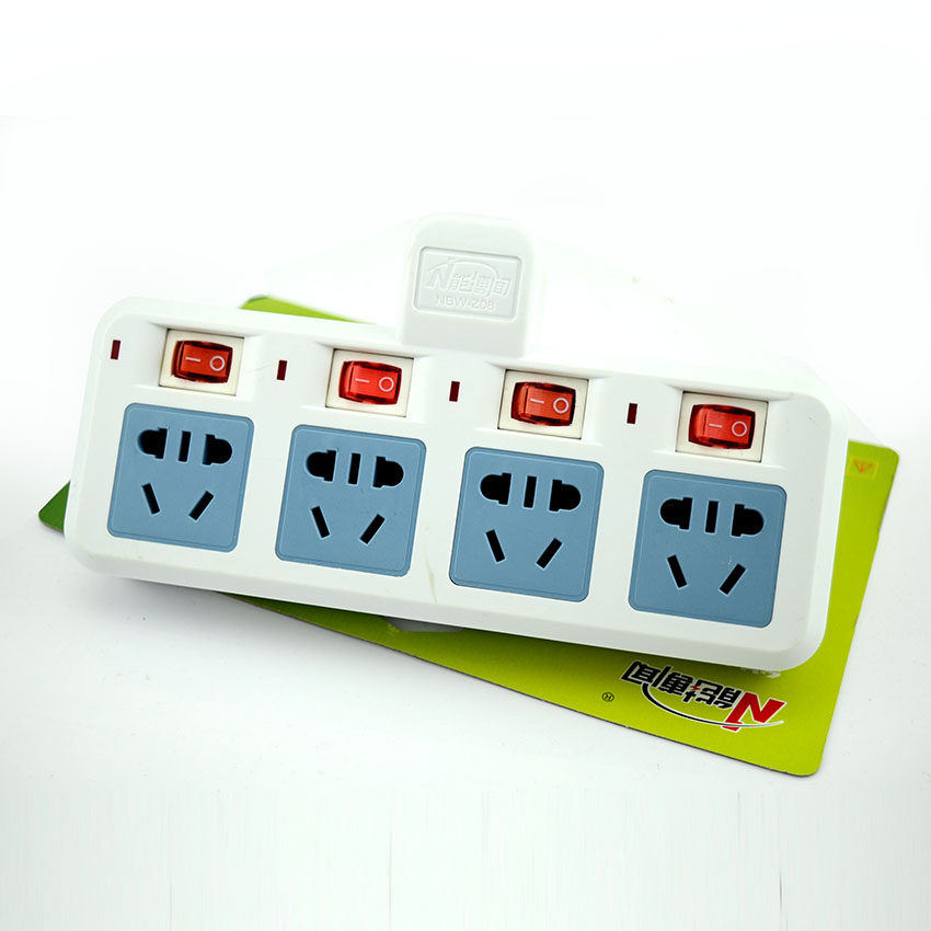Energy-Smelling Expansion Socket Power Socket Conversion Plug Wireless Socket 1 Turn 4 Independent Switch One-Turn Four