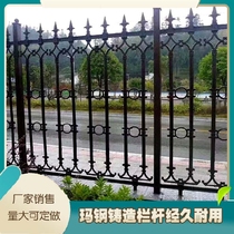 Malleable Iron Casting European Iron Art Cast Iron Flower Cast Iron Fence Wall Railing Assembled Double-Headed Phoenix 310 Style