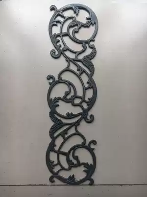 Wrought iron gate accessories side Flower three consecutive flower Ma Steel casting welding decoration iron flower railing decoration iron 1003