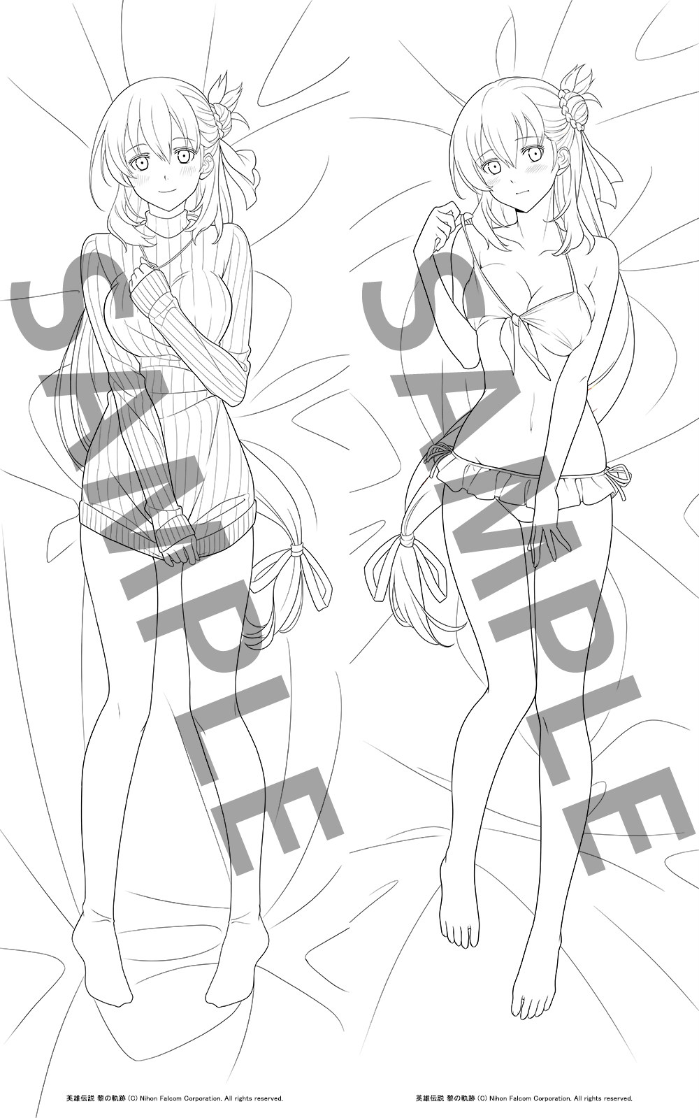 英雄伝説黎の軌跡シリーズ抱き枕カバーアニエスクローデル