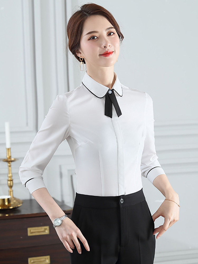 Hotel Front Desk Work Clothing Temperament KTV Sample House Display Center Beauty Institute Reception Tooling Dining Room Attendant Professional Suit