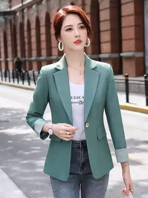Small suit jacket female Spring and Autumn New Korean version of design sense niche slim slim net red fried street small man suit