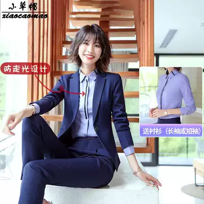 Professional suit female high-end temperament interview suit formal beauty salon front desk tooling hotel waiter work clothes