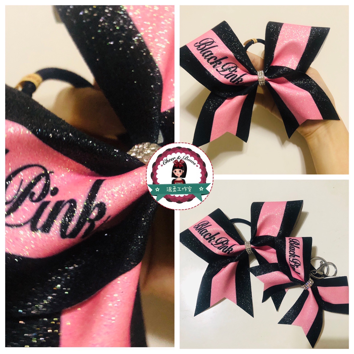Cheerleaders headdress bp girls should help color bow head flower headdress bow