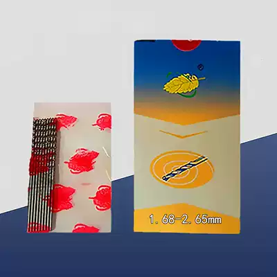 Golden leaf drill bit micro straight handle twist drill stainless steel high speed strap chain jewelry bead punching non-standard small drill nozzle