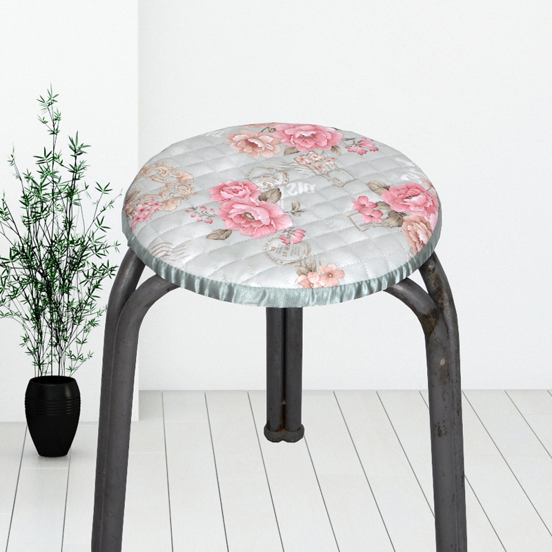 chiếc ghế đẩu nhỏ tròn dầy tấm vải liệm bìa phân Ghế đẩu Ghế tròn ghế bộ đệm bìa mùa đông của hộ gia đình không trượt chỗ ngồi đệm - Ghế đệm / đệm Sofa ghế nệm ngồi bệt
