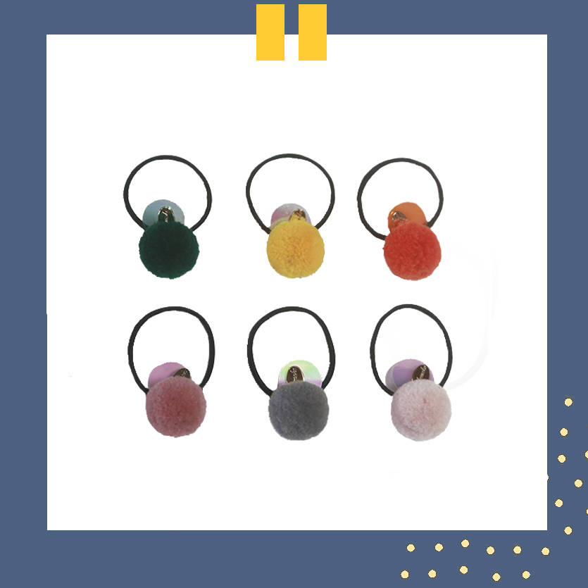 Cute sequined hair ball baby hair ring Small baby hair ring Princess female baby hair ornament does not hurt hair small rubber band