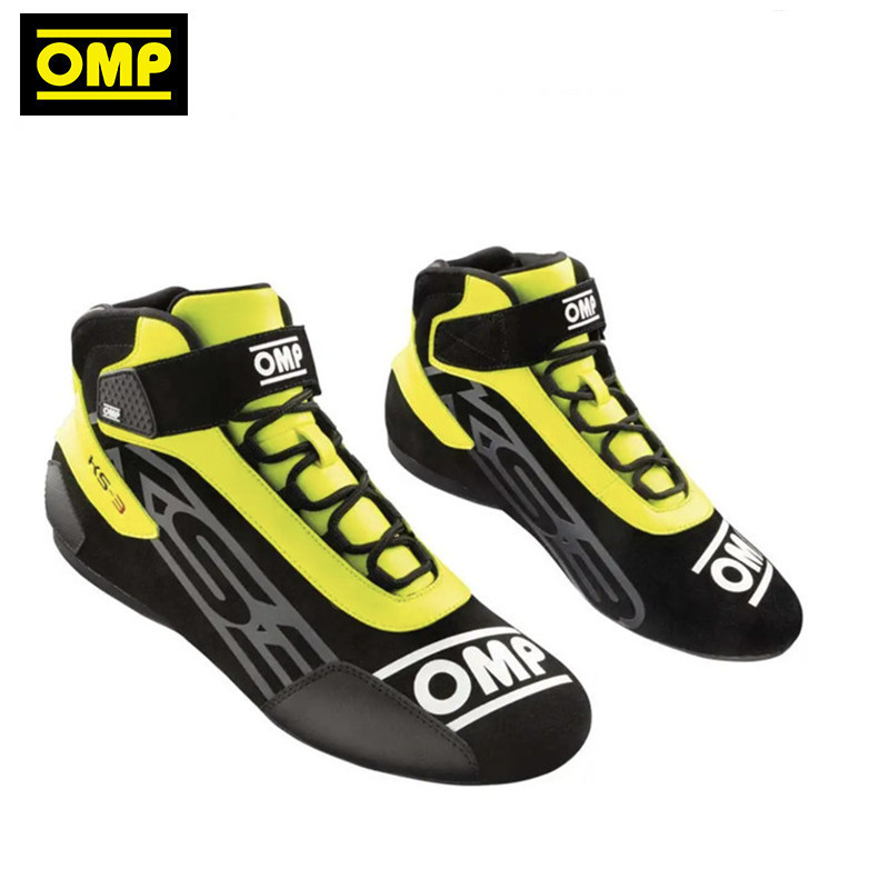 Genuine Leather Omp Racing Shoes Ks-3 for Car Racing, Motorcycle Riding, Karting Training, Casual Boots for Men and Women Genuine Leather Omp Racing Shoes Ks-3 for Car Racing, Motorcycle Riding, Karting Training, Casual Boots for Men and Women
