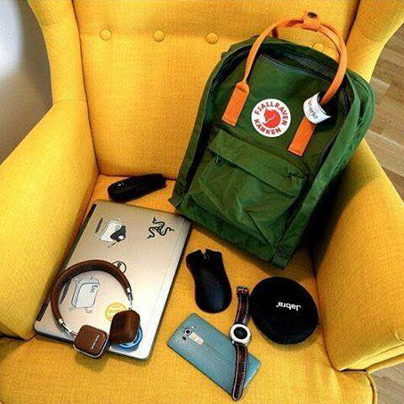 kanken classic leaf green