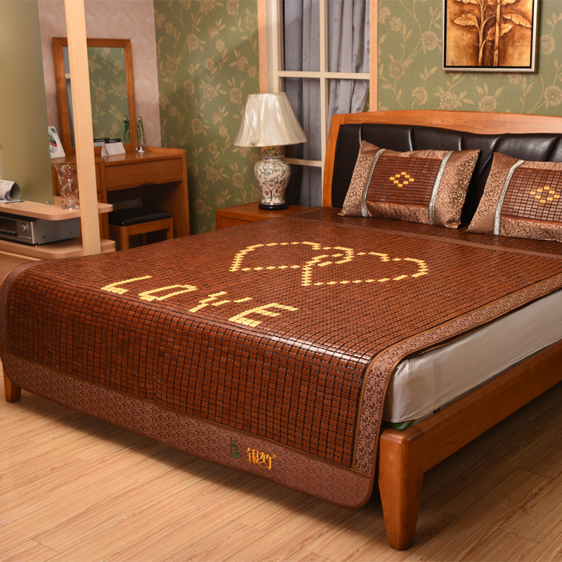 Mahjong Mat 1 8m bed Single double 1 5m 1 2 Bamboo Mat Mahjong Mat Folding Student dormitory mat mat