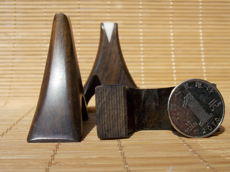 Guzheng piano code original high-quality high-quality black sandalwood herringbone bone piano code fine craftsmanship full set No. 1-21