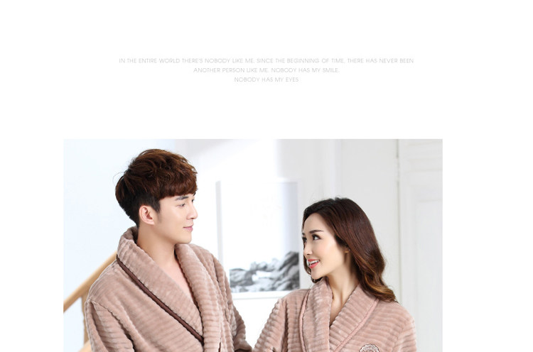 Peignoir jeunesse Couple velours robe - Ref 595086 Image 10