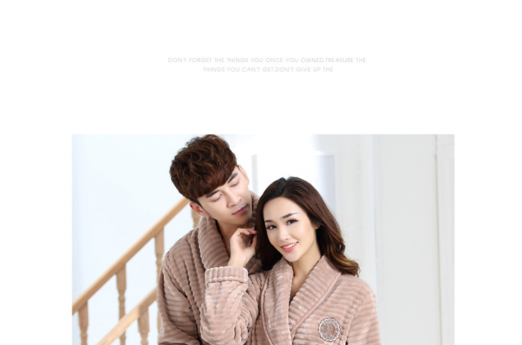 Peignoir jeunesse Couple velours robe - Ref 595086 Image 20