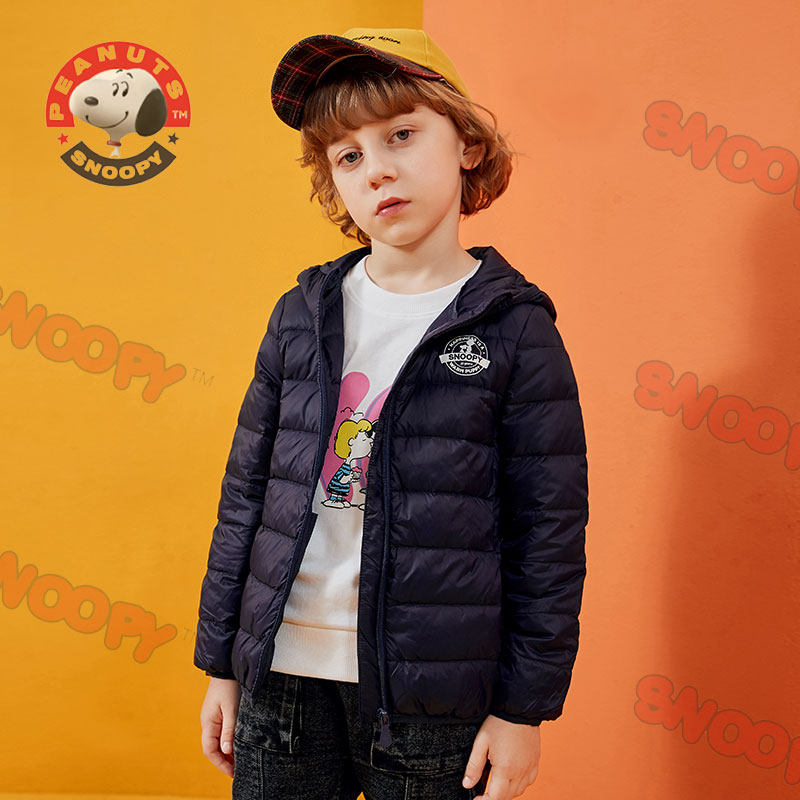 Innubi children's down clothes light and thin style fashion autumn and winter boy girl thin and pure color jacket for children's tidal clothes