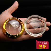 Saffron Bottle Upscale Round West Red Flowers Special Acrylic Packaging Small Bottle Glass Transparent 5g10 Kempo Jar