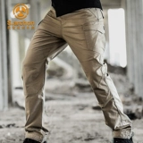 Мужские осенние тактические эластичные дорожные износостойкие водонепроницаемые штаны, свободный прямой крой