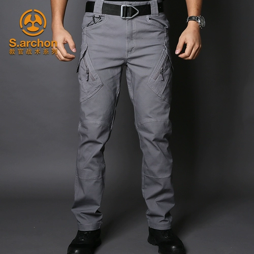 Летние тактические эластичные альпинистские дорожные штаны, облегающий крой, свободный прямой крой
