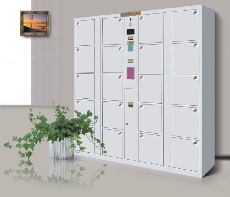 Supermarket Unit Supermarket Electronic Placing Cabinet Password Storage Cabinet Mobile Phone Barcoding 24 door storage deposit box Beijing