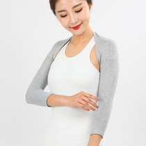 Cashmere shoulder warm sleeping shoulder cervical spine men and women Middle-aged waistcoat plus velvet moon child cold air-conditioning room