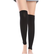 Pure cotton socks womens summer thin section extended calf air conditioning room warm old cold leg knee joint leg protector artifact