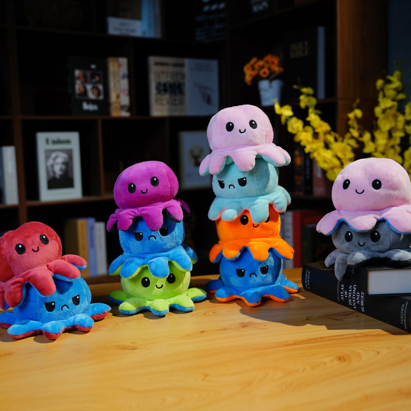 Cute double-sided doll, octopus, Birthday gift