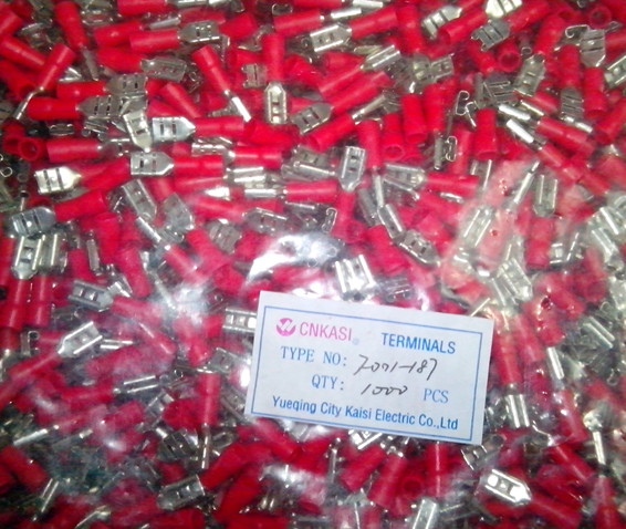 FDD series mother pre-insulated wire nose 2 8 4 8 6 3 inserted spring with sheath wiring terminals a pack