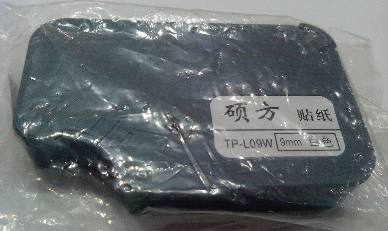 Master's line number machine sticker TP-L09W white sticker 9 mm wide TP-60I TP-66I